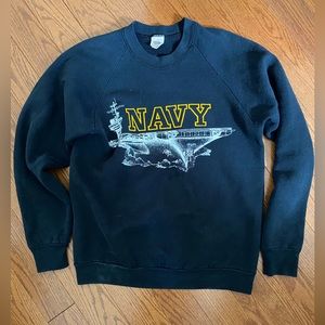Vintage Navy Crewneck L